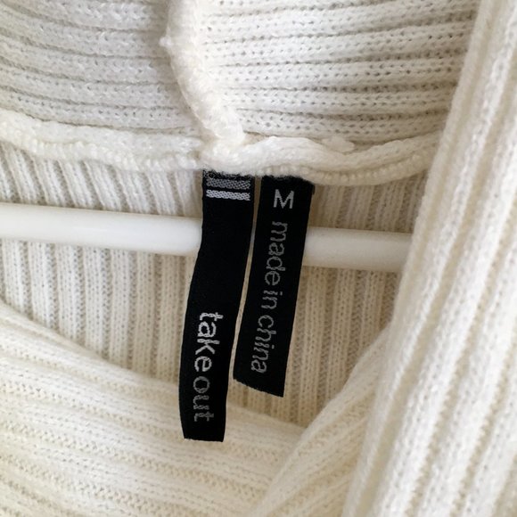 TakeOut Off the Shoulder Sweater Dress (MM) - Picture 12 of 12